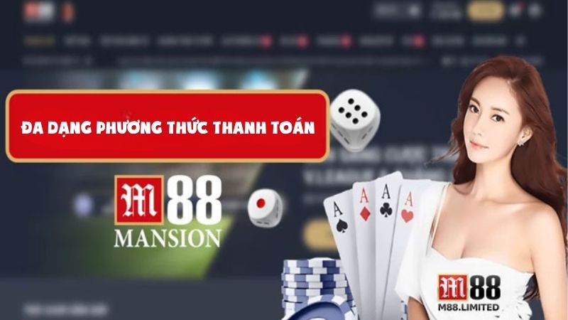 Đa dạng phương thức thanh toán