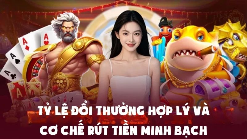 Tỷ lệ đổi thưởng hợp lý và cơ chế rút tiền minh bạch